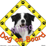 Dog on Board matrica