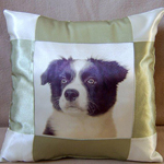 Díszpárna szaténból